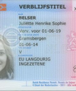 Belgium permanent residence card