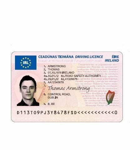 Ireland driver's license
