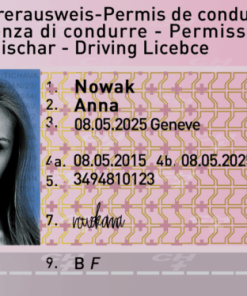 Buy Swiss Driving License