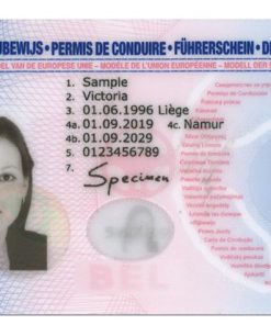 Belgium driver's licence